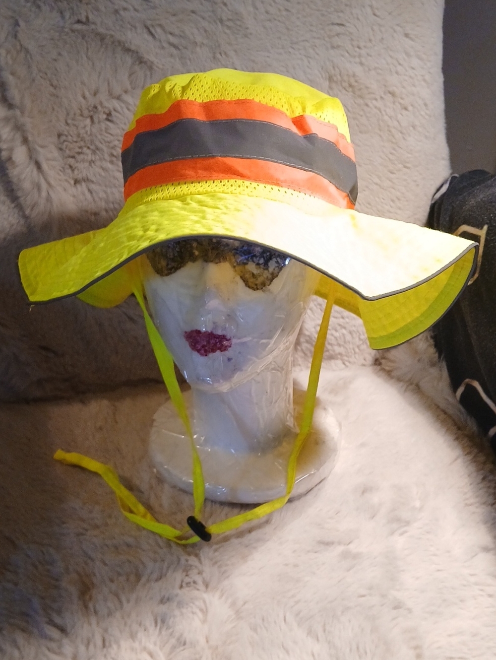 SAS Safety Corp Hi-Viz Yellow Ranger Sun Hat - One Size